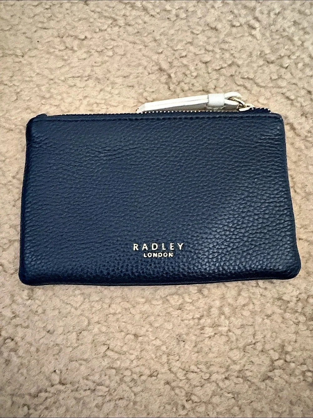 Radley London Dog Appliqué Cosmetic Pouch Black & White